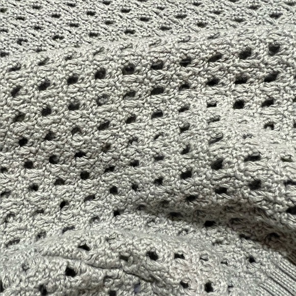 Loft Gray Netted Sweater Women’s (Sz XS) - Picture 6 of 10